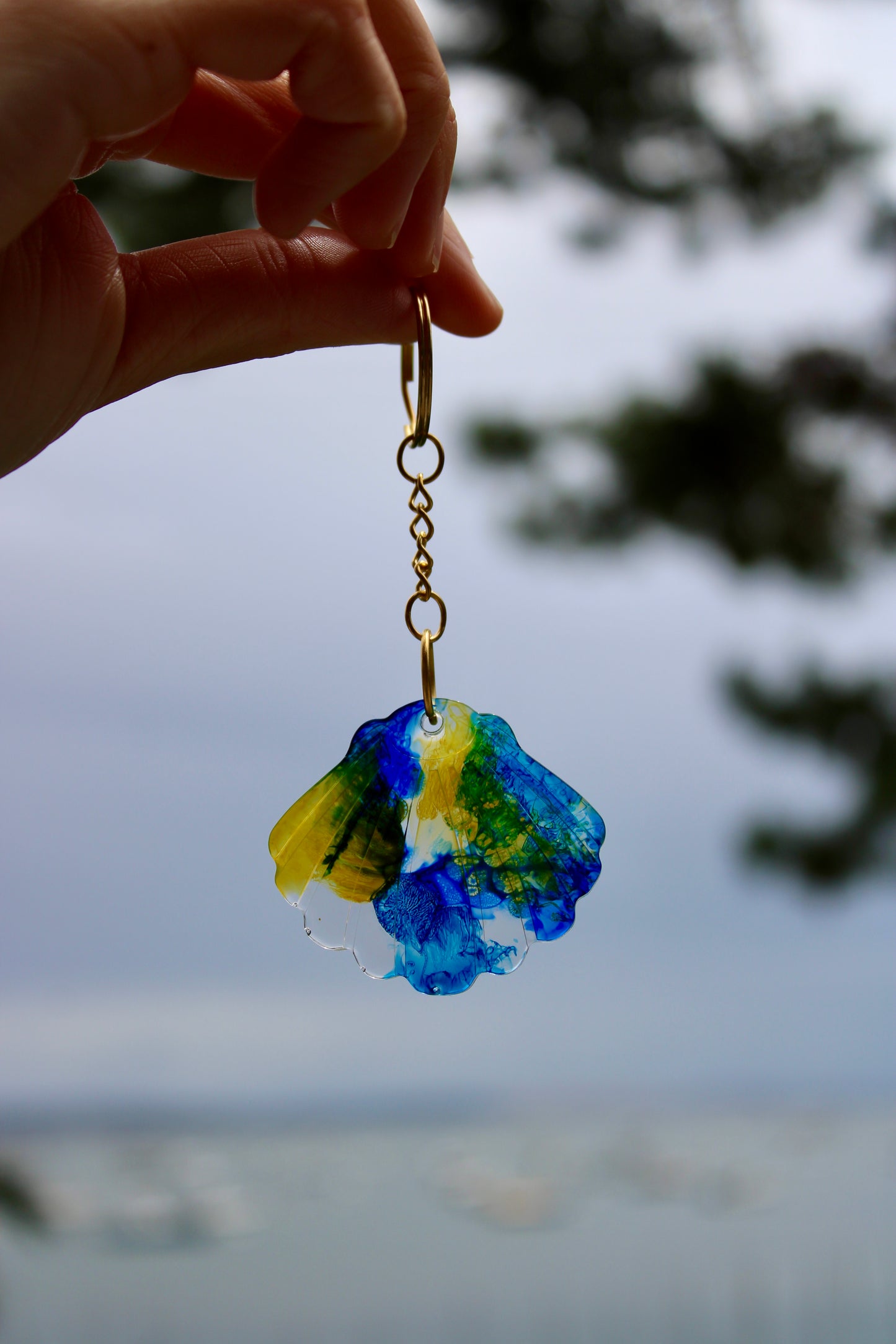 Porte-clé coquillage - tie & die
