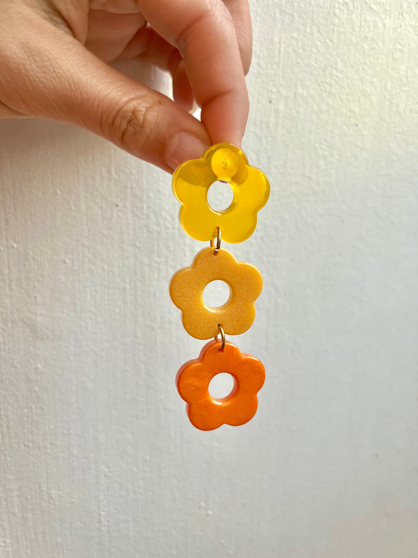 Boucles - Triple fleurs