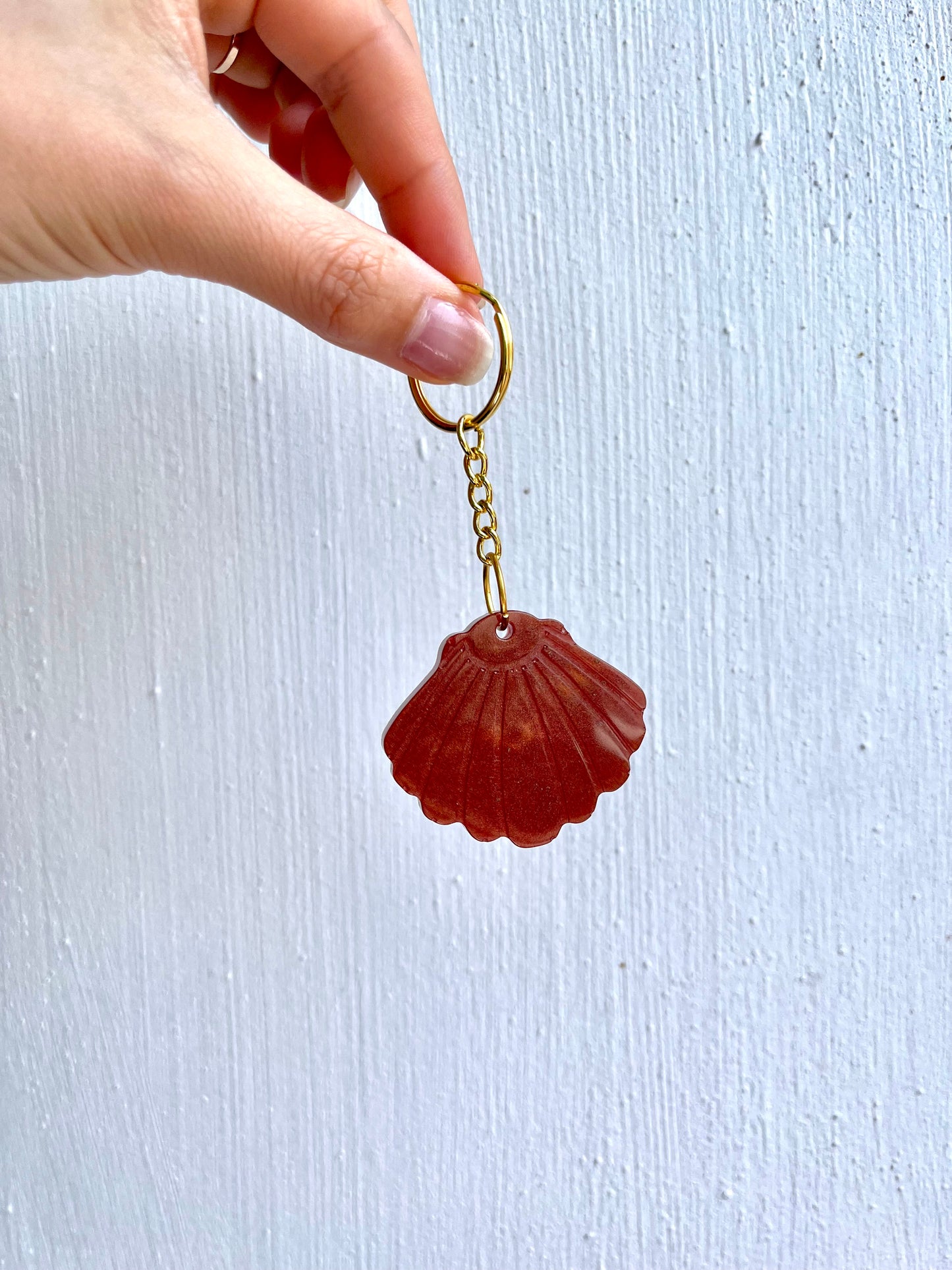 Porte-clé coquillage - opaque