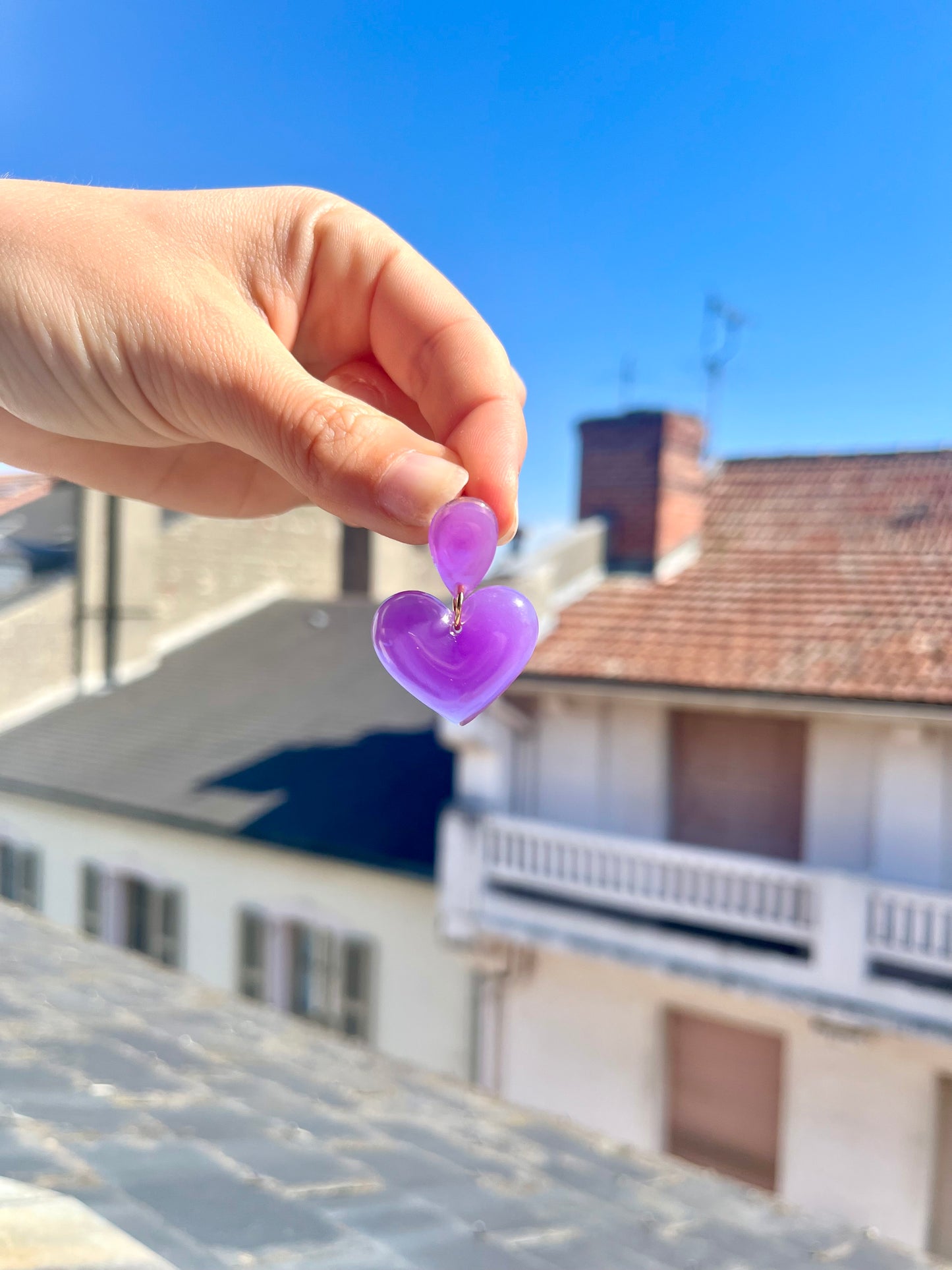 Boucles DOUBLE CŒUR