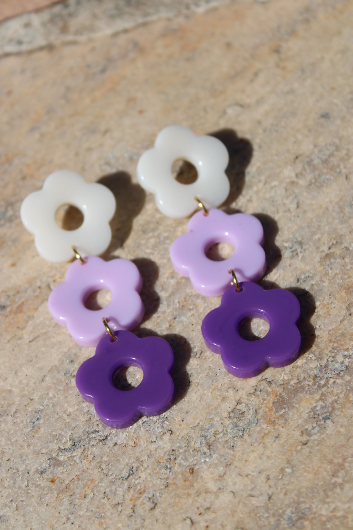 Boucles - Triple fleurs