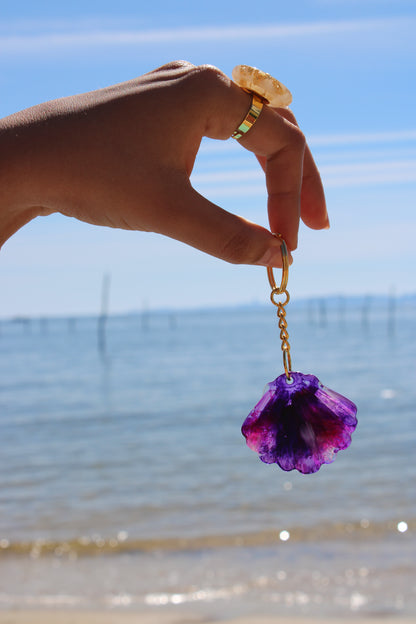 Porte-clé coquillage - tie & die